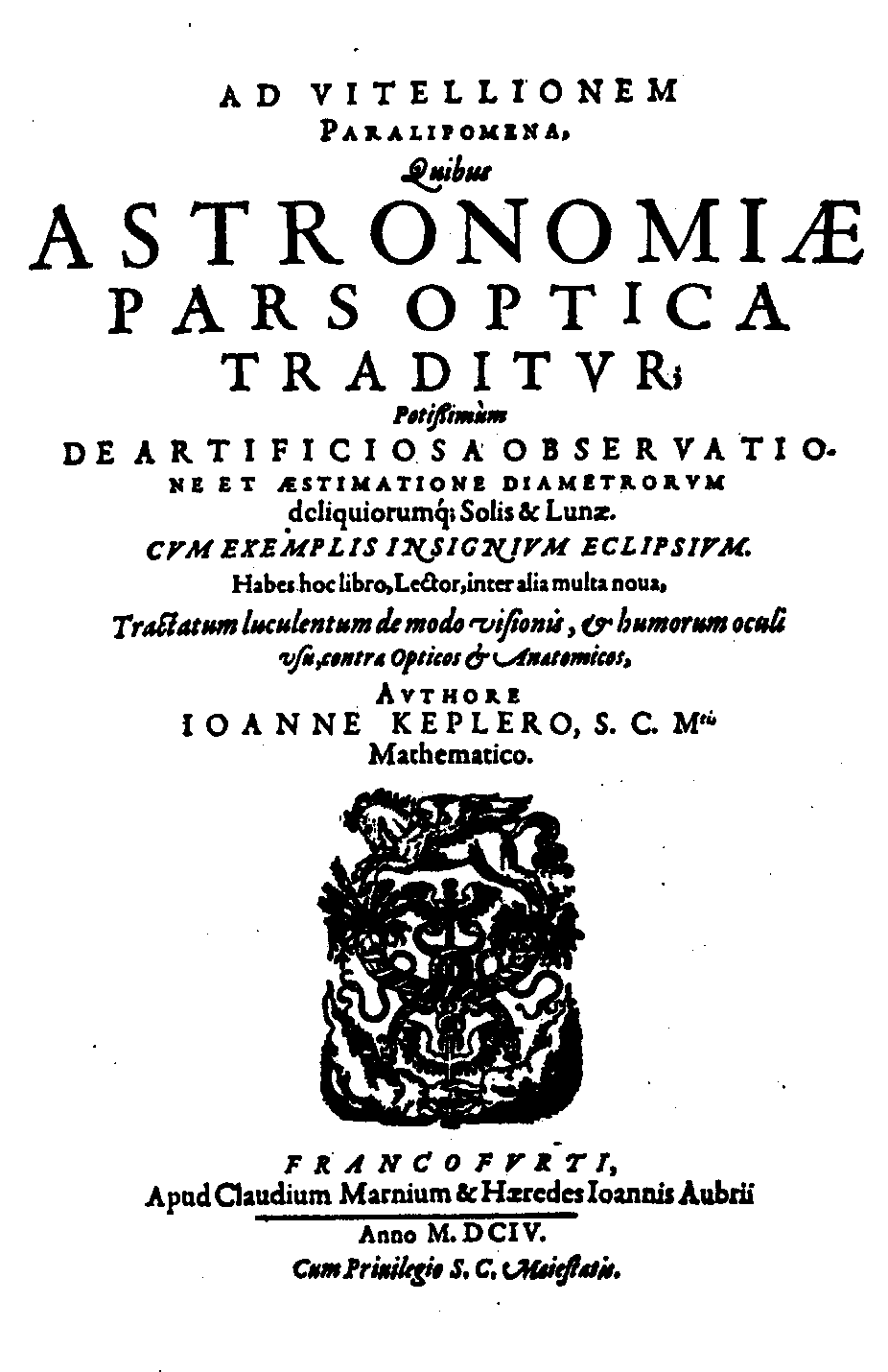 paralipomena frontispiece